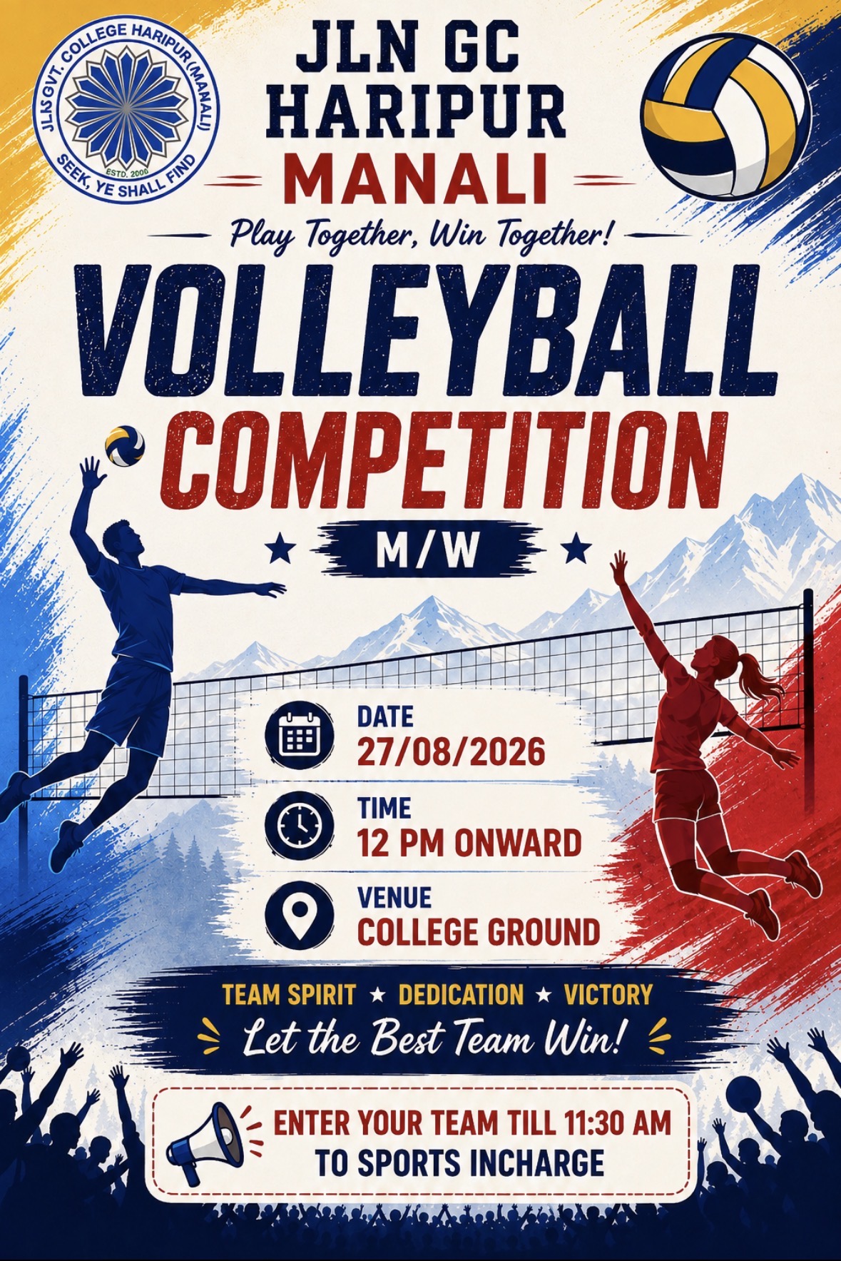 Intramural of Volley ball