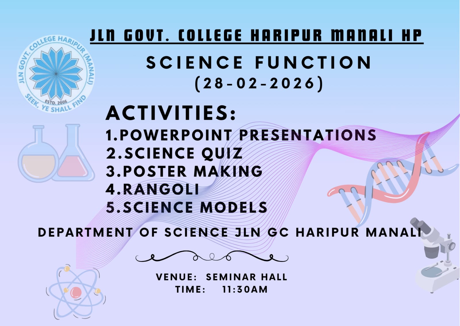 Science function (28/02/2026)